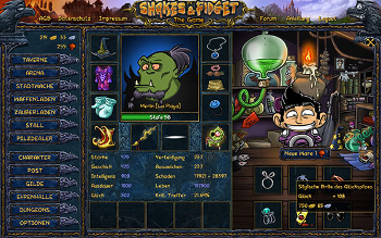 Shakes & Fidget - MMORPG s boji v aréně